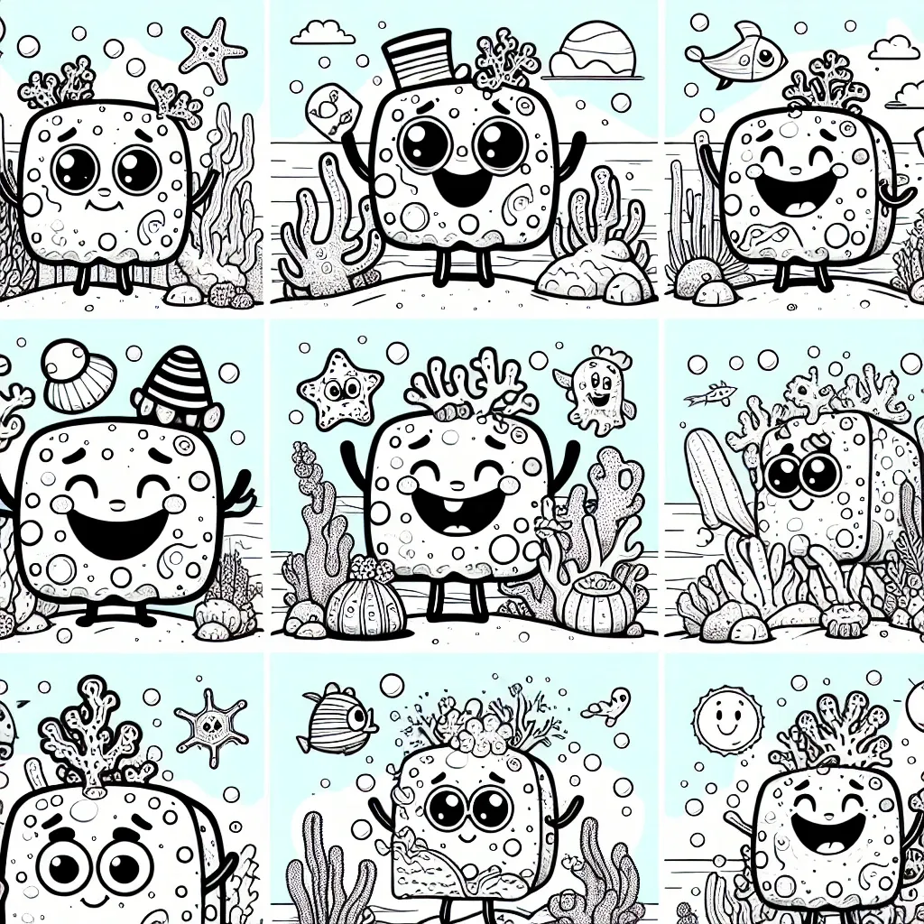 Dive into Fun with Our SpongeBob Coloring Pages Collection!