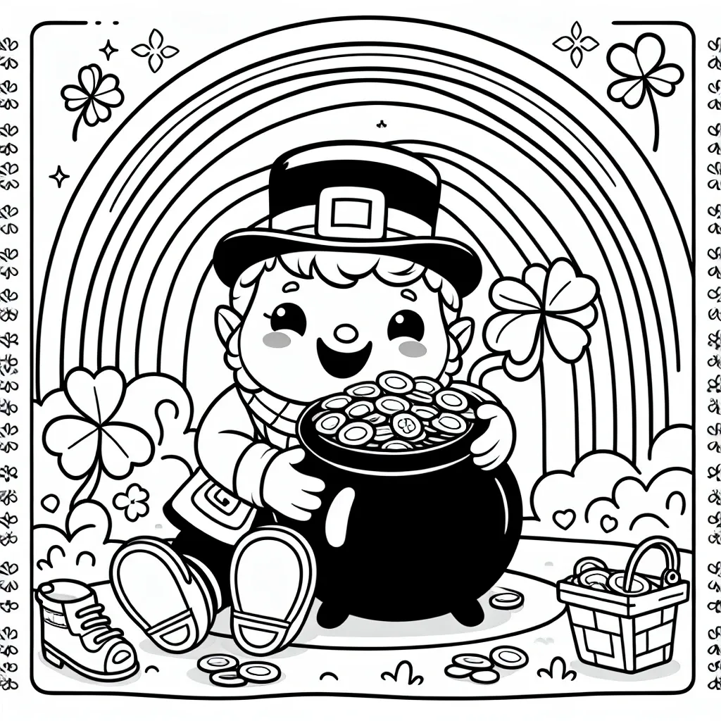 Get Lucky with Our Leprechaun Coloring Page for St. Patrick’s Day Fun!