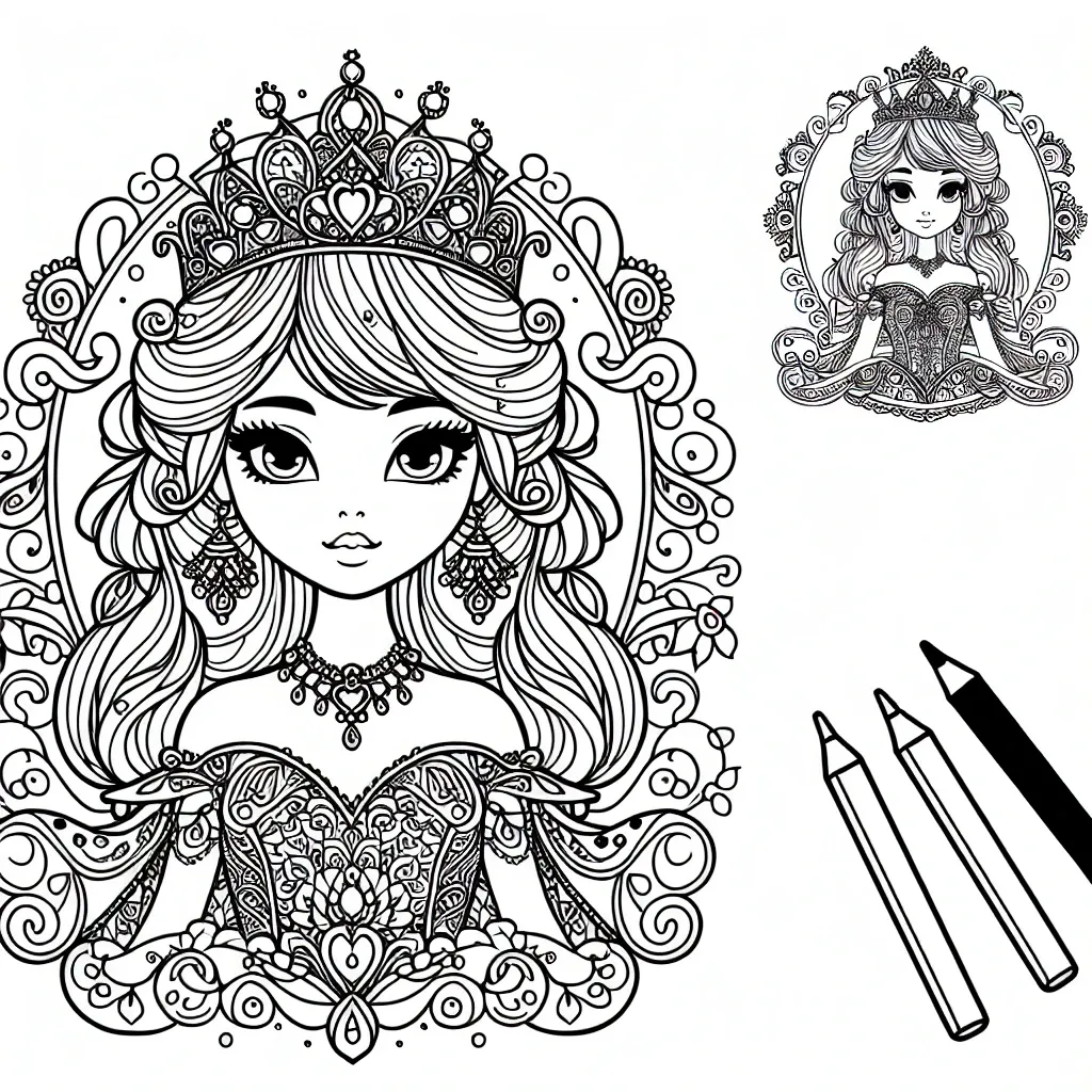 Unleash Your Inner Artist with Our Princess Coloring Page Collection