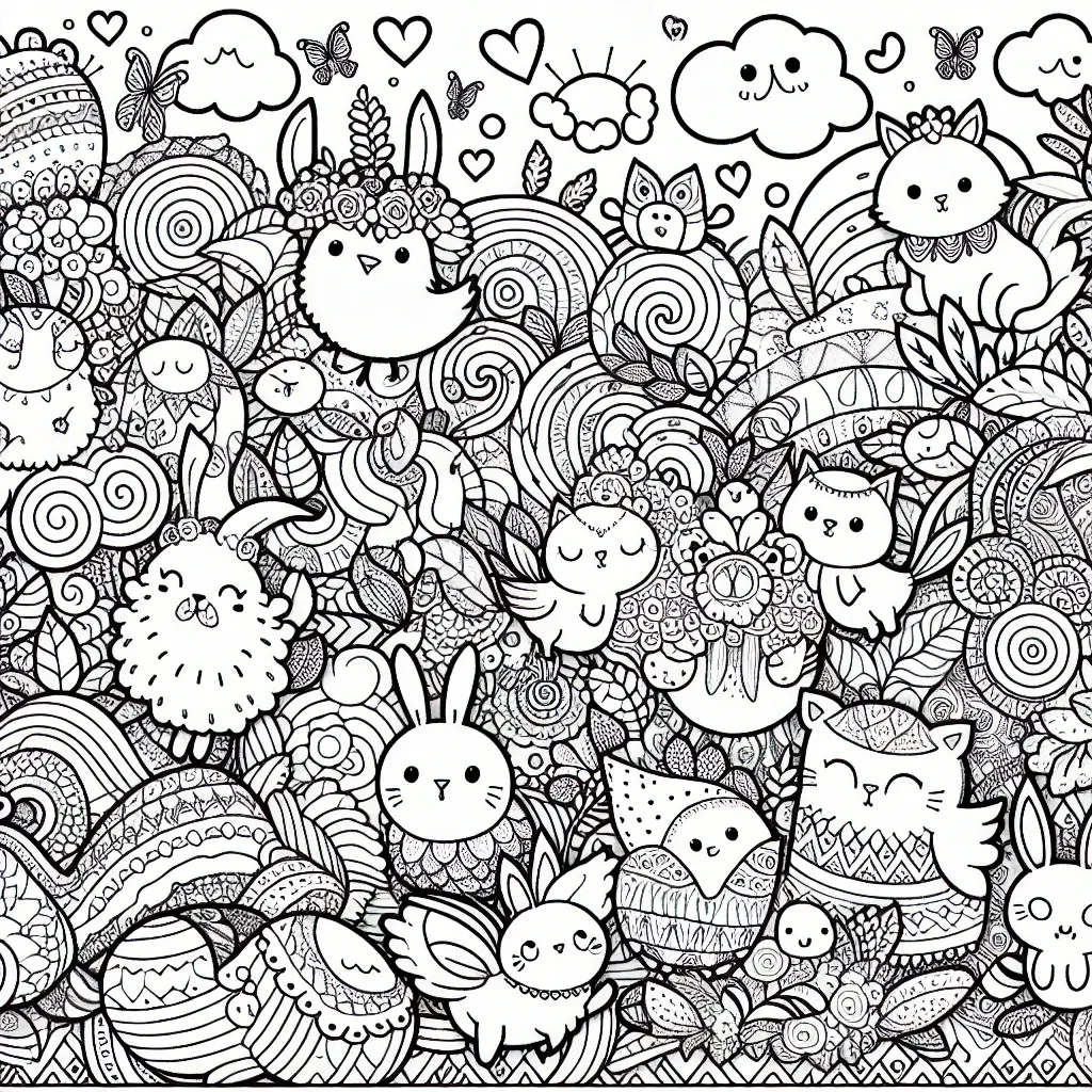 Get Creative with Our Cute Coloring Page Collection!