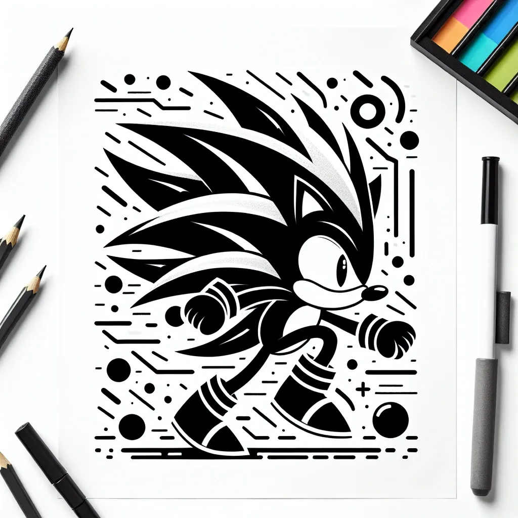 Unleash Your Creativity with Our Sonic Coloring Page Collection