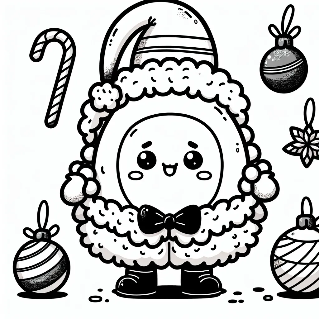 Get Festive with Our Santa Coloring Page – Perfect for Holiday Fun!