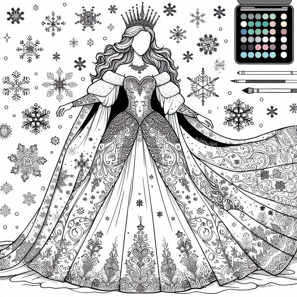 Get Creative with Our Elsa Coloring Page – Perfect for Frozen Fans!