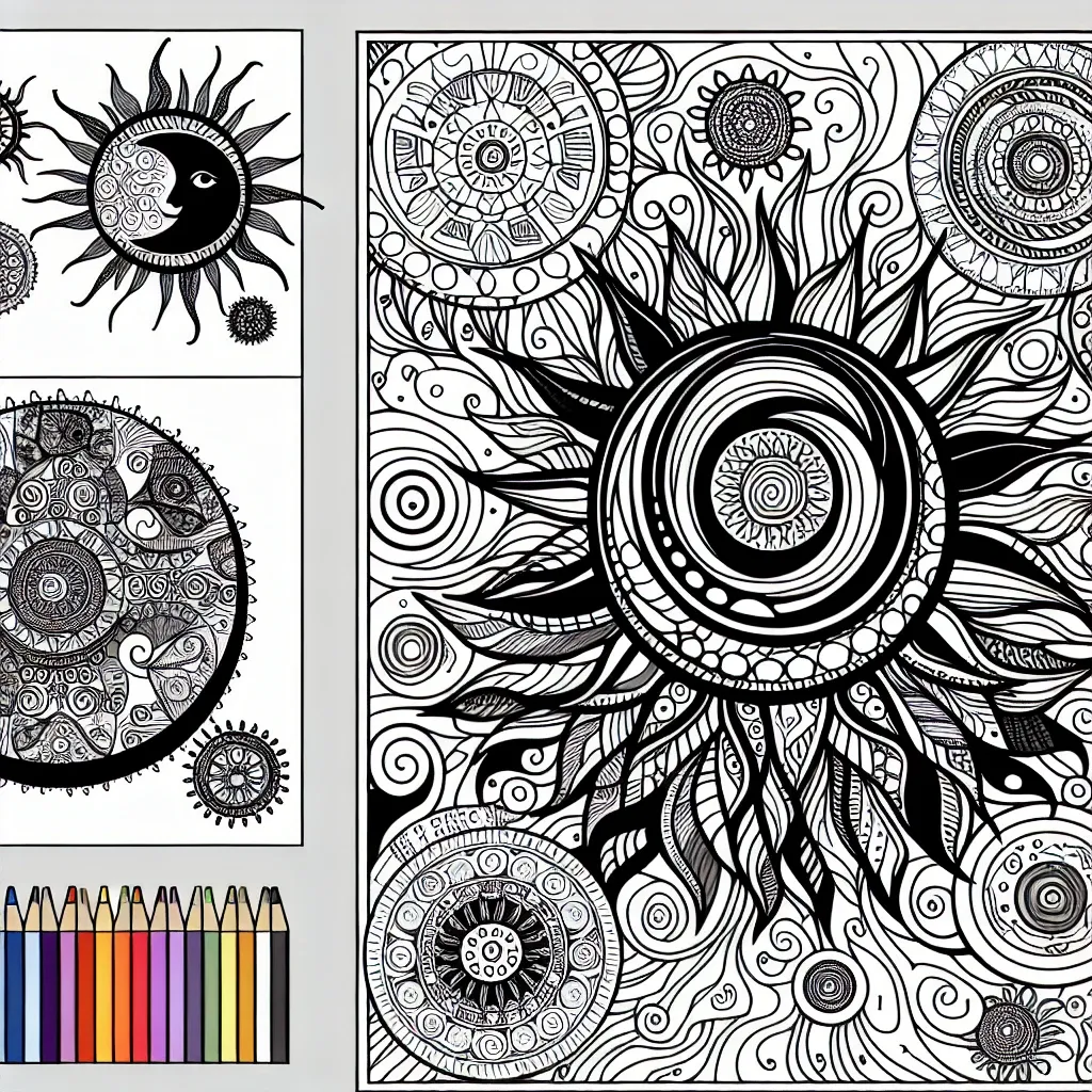 Bring the Sunshine Inside with Our Sun Coloring Page Collection!