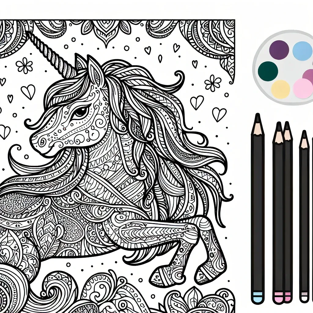 Unleash Your Creativity with Our Magical Unicorn Coloring Page Collection!