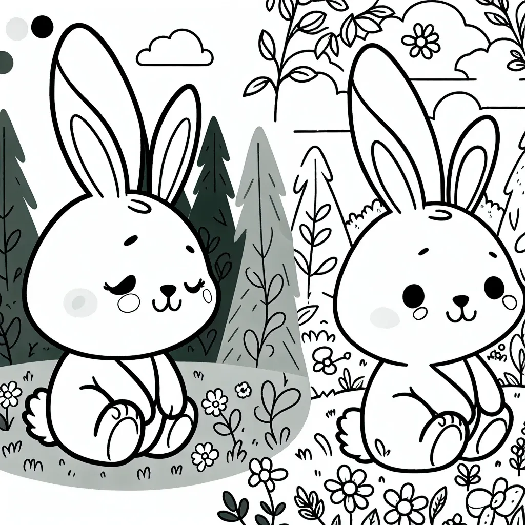 Get Creative with Our Adorable Bunny Coloring Page Collection!