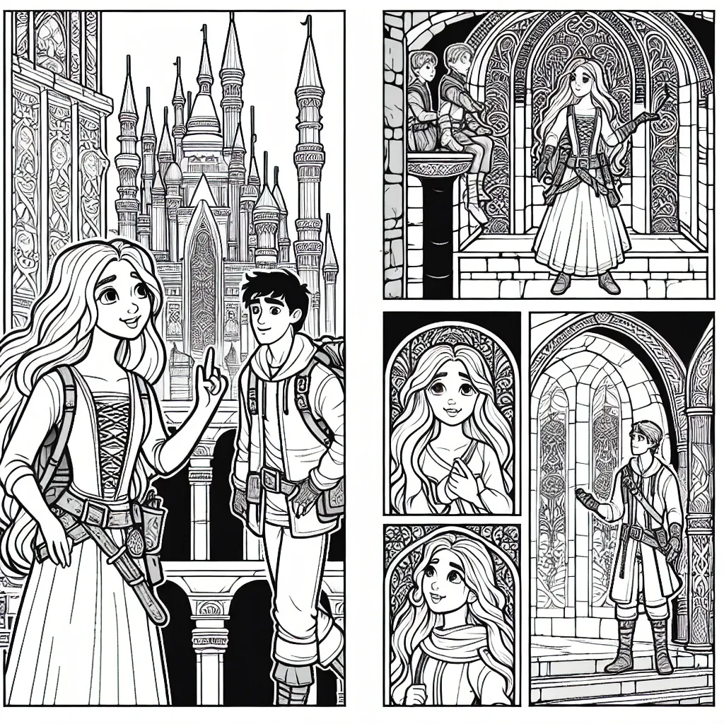 Get Tangled Up in Fun with our Rapunzel Coloring Page Collection!