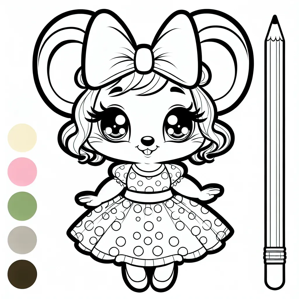 10 Adorable Minnie Mouse Coloring Pages to Delight Your Little Ones