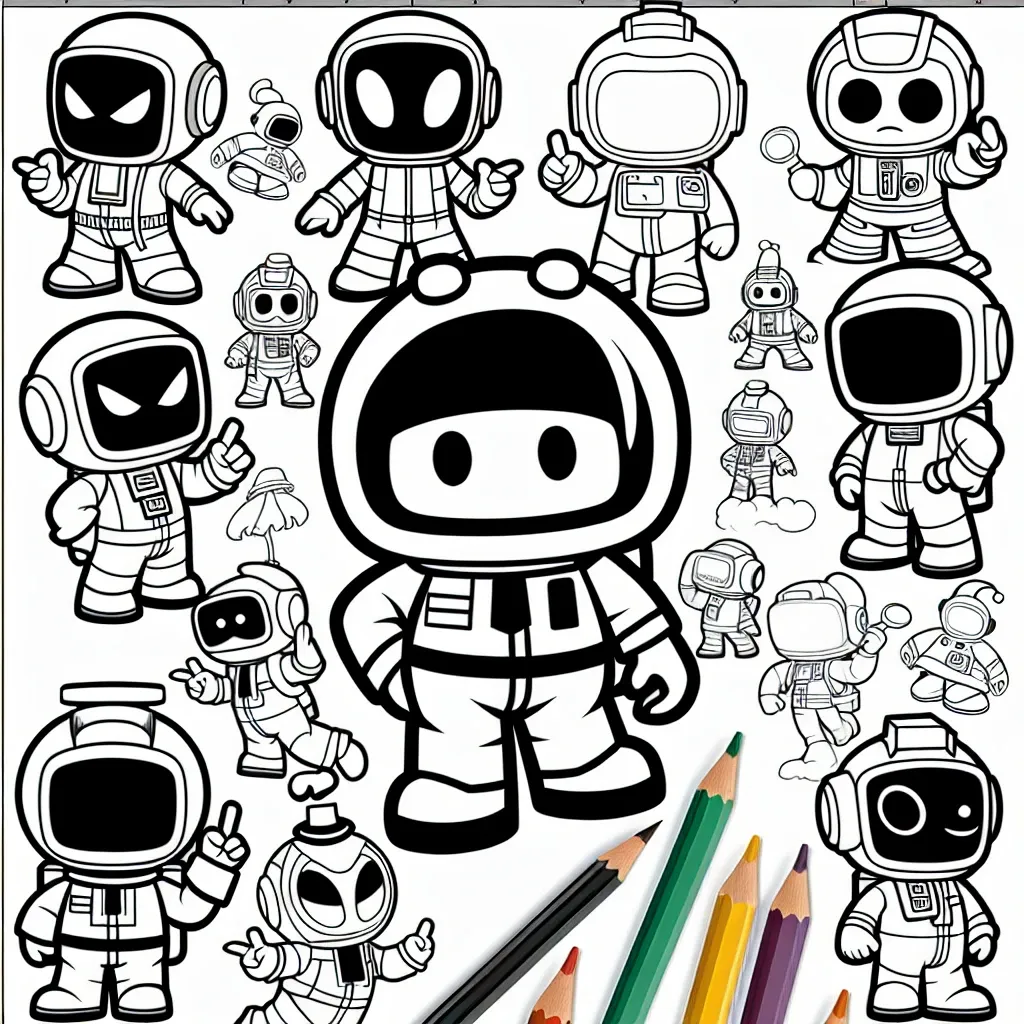 Unleash Your Creativity with Our Among Us Coloring Page Collection!