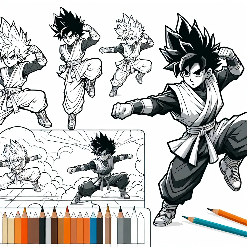 Unleash Your Inner Super Saiyan with Our Goku Coloring Page Collection!