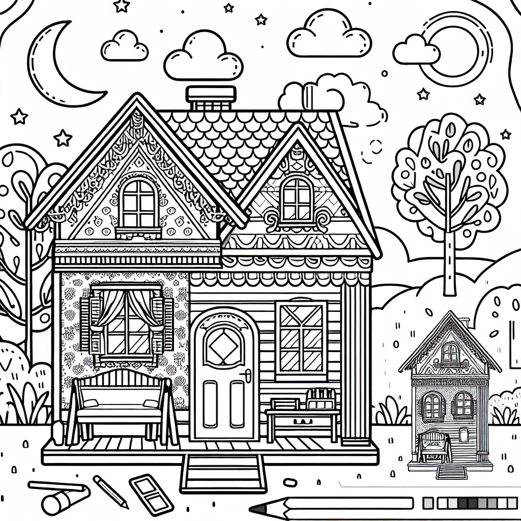 Unleash Your Creativity with our Gabby Dollhouse Coloring Page Collection!