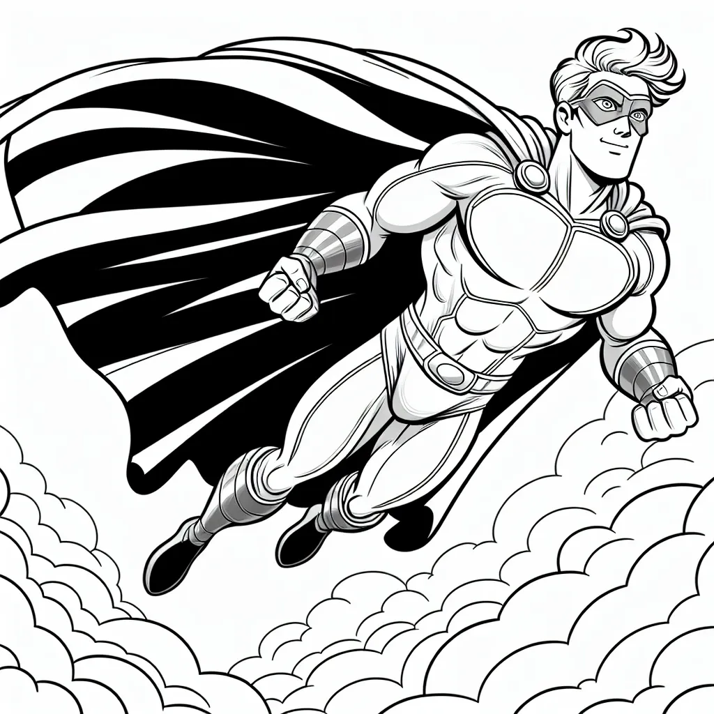 Unleash Your Inner Hero with our Superman Coloring Page Collection!