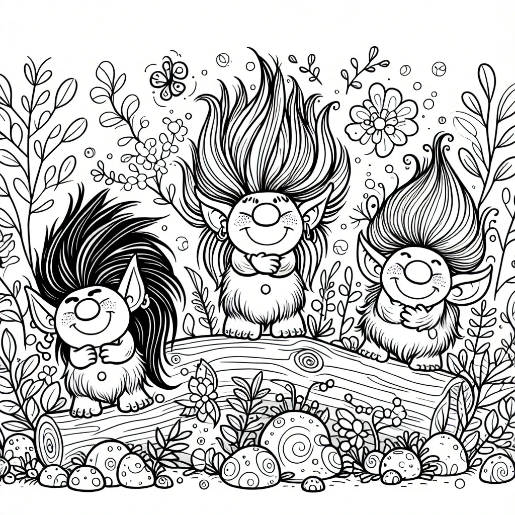 Get Creative with Our Trolls Coloring Page Collection!