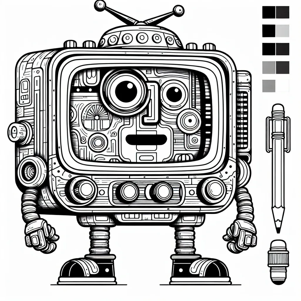 Unleash Your Creativity with the Titan TV Man Coloring Page on Our Site!