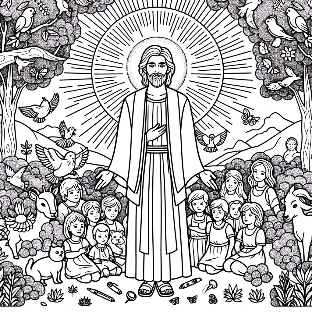 Bring the Story of Jesus to Life with Our Inspiring Jesus Coloring Page Collection!