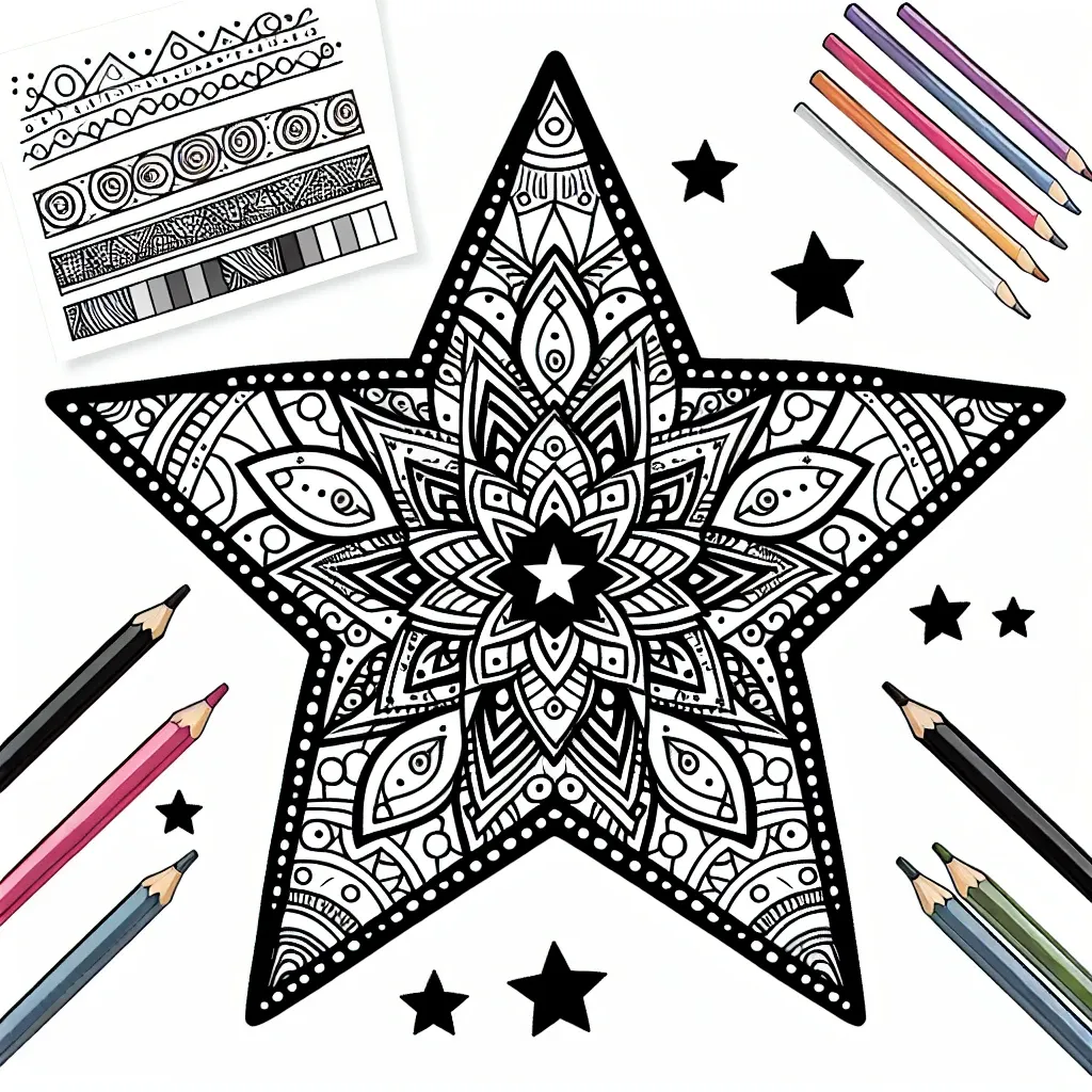 Get Creative with Our Star Coloring Pages: Unleash Your Imagination!