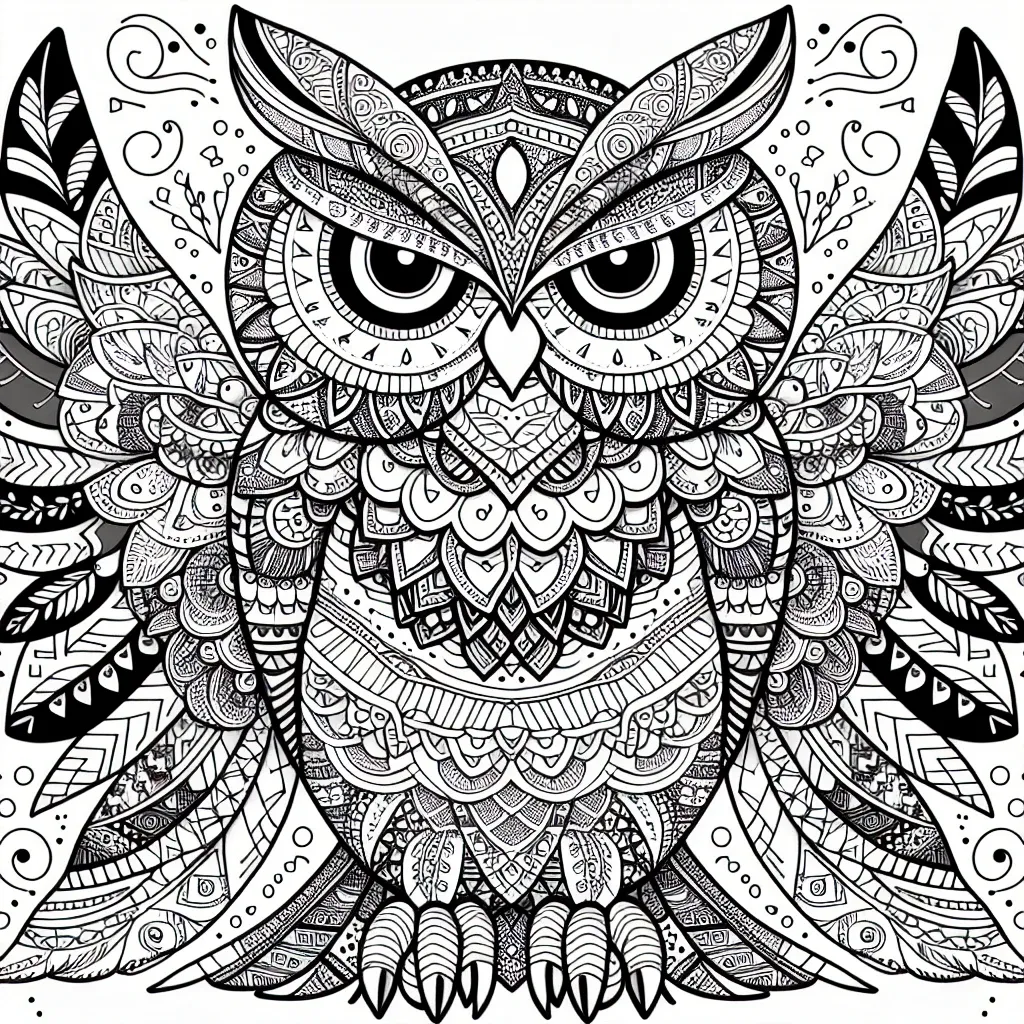 Get Creative with Our Owl Coloring Page – Perfect for All Ages!