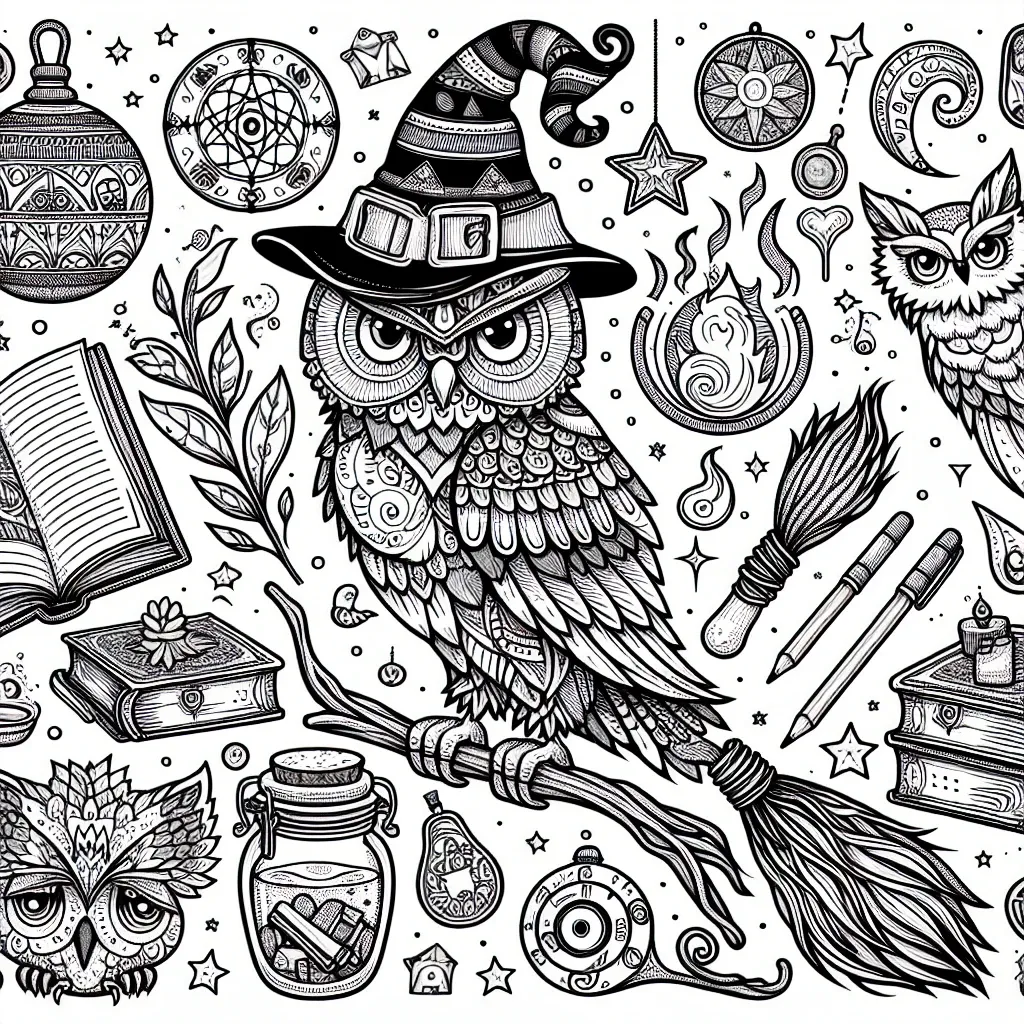 Dive into the Wizarding World with our Harry Potter Coloring Pages Collection!