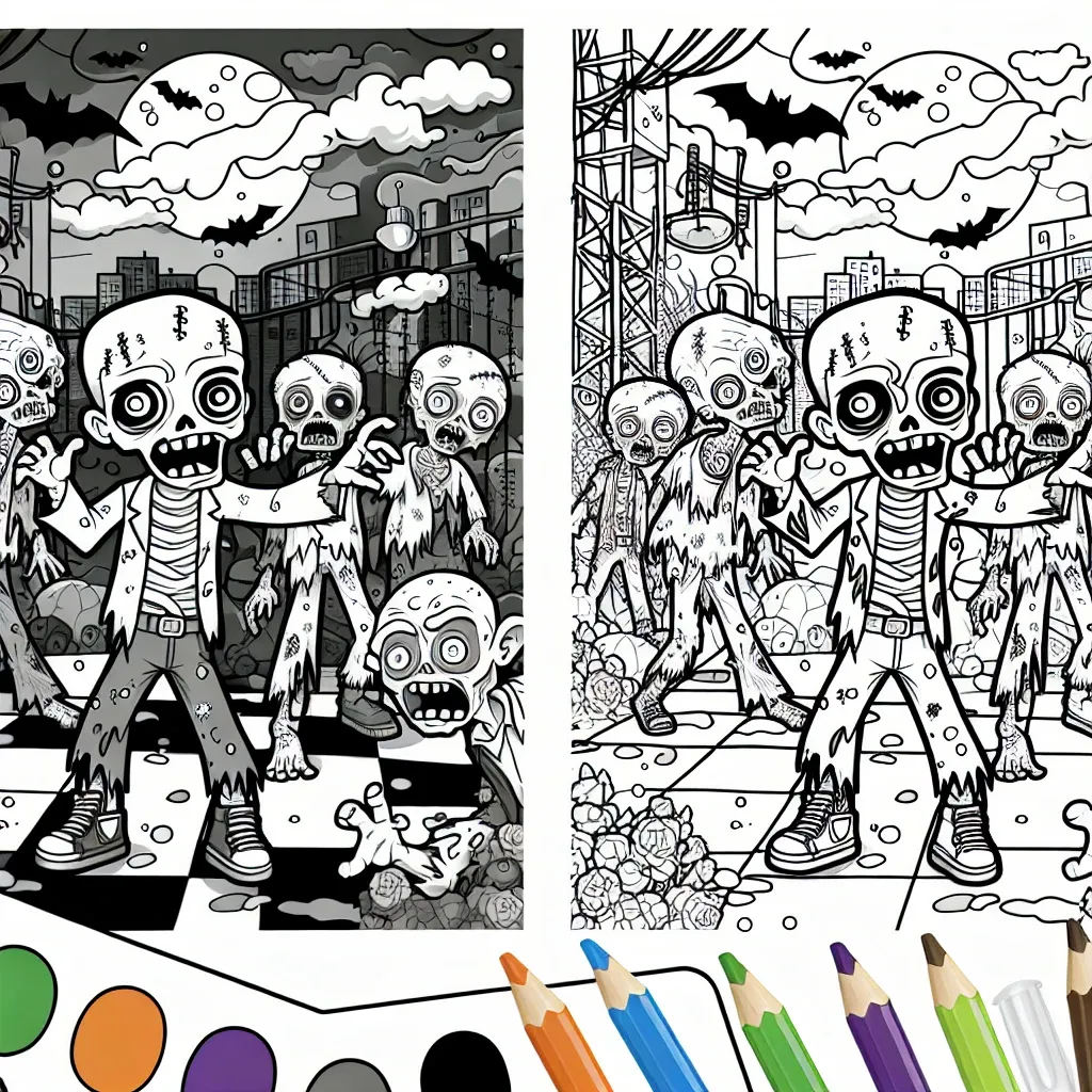 Get Your Undead Fix with our Zombie Coloring Pages!