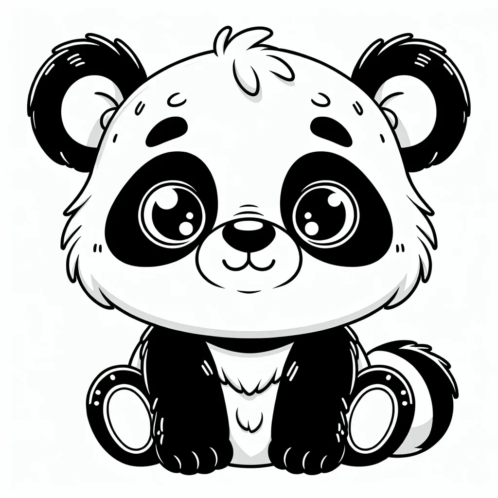 Unleash Your Creativity with Our Adorable Panda Coloring Page!