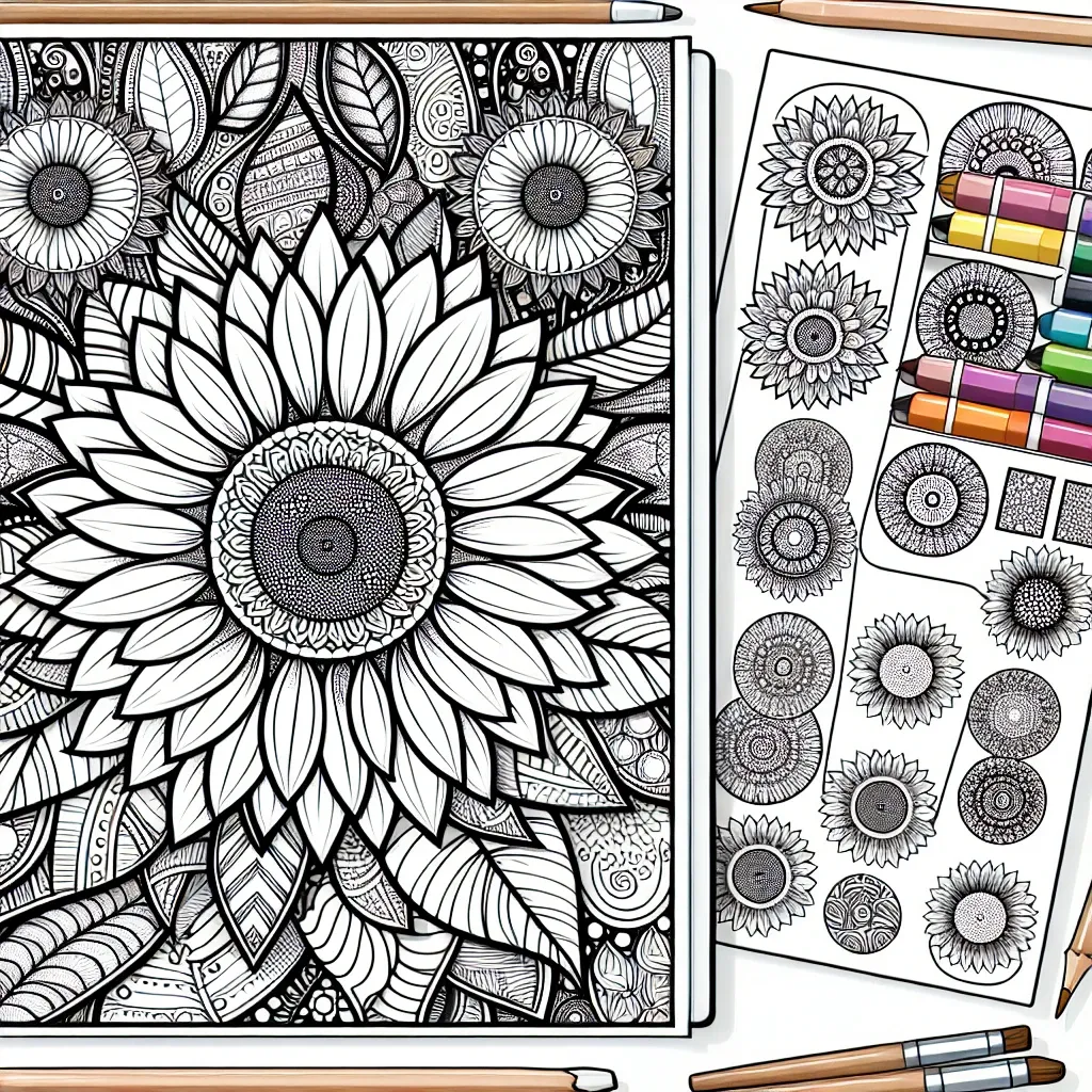 Unleash Your Creativity with a Stunning Sunflower Coloring Page Collection!