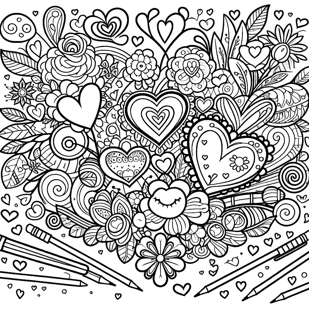 Get in the Valentine’s Day Spirit with Our Free Valentine Coloring Pages!