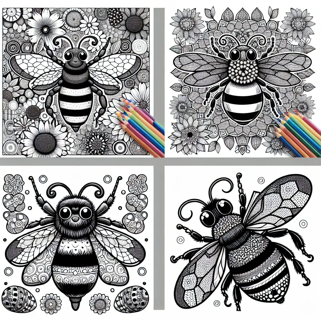 Unleash Creativity with Our Bumblebee Coloring Page Collection!