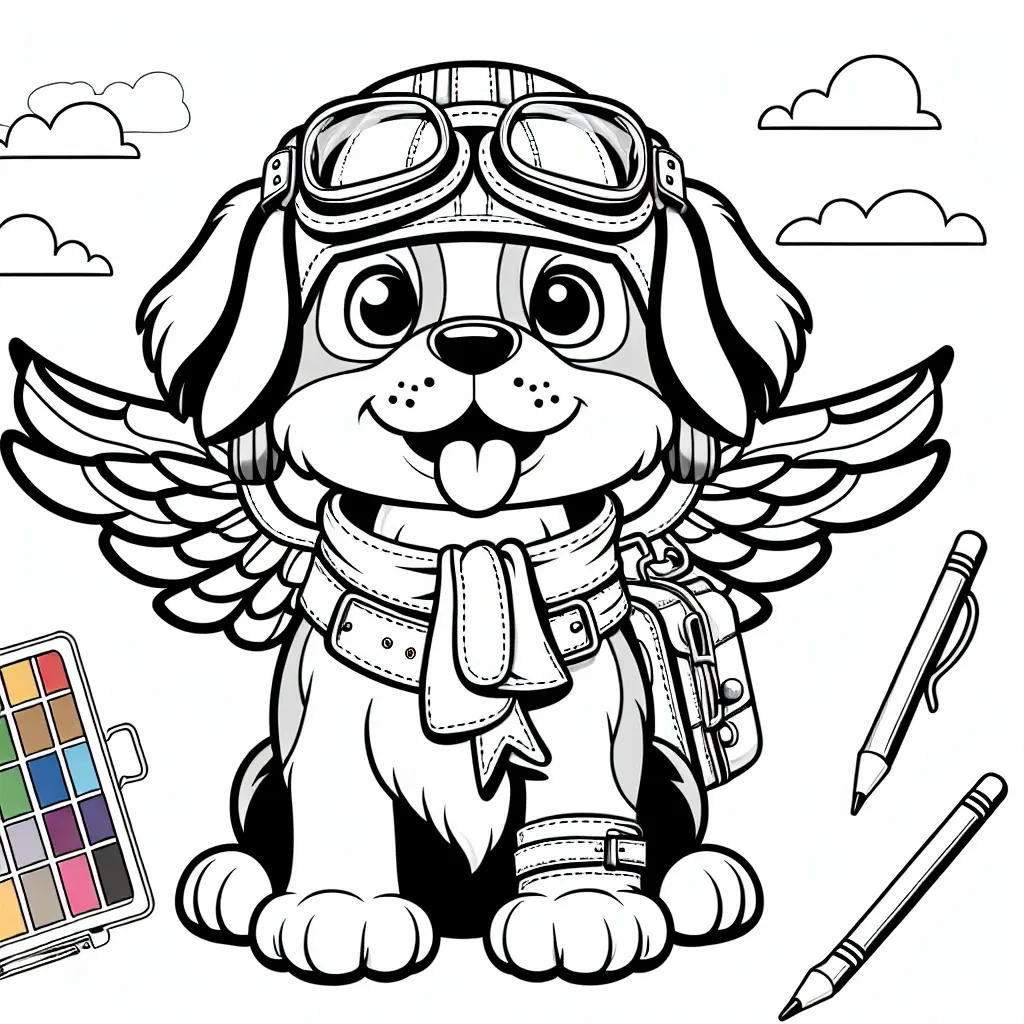 Free Printable Skye Paw Patrol Coloring Page for Kids: Let Your Little Ones Bring this Adventurous Pup to Life with Colors!