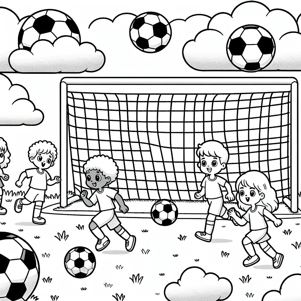 Score a Goal with Our Soccer Coloring Pages: Fun and Free Printables for Kids!