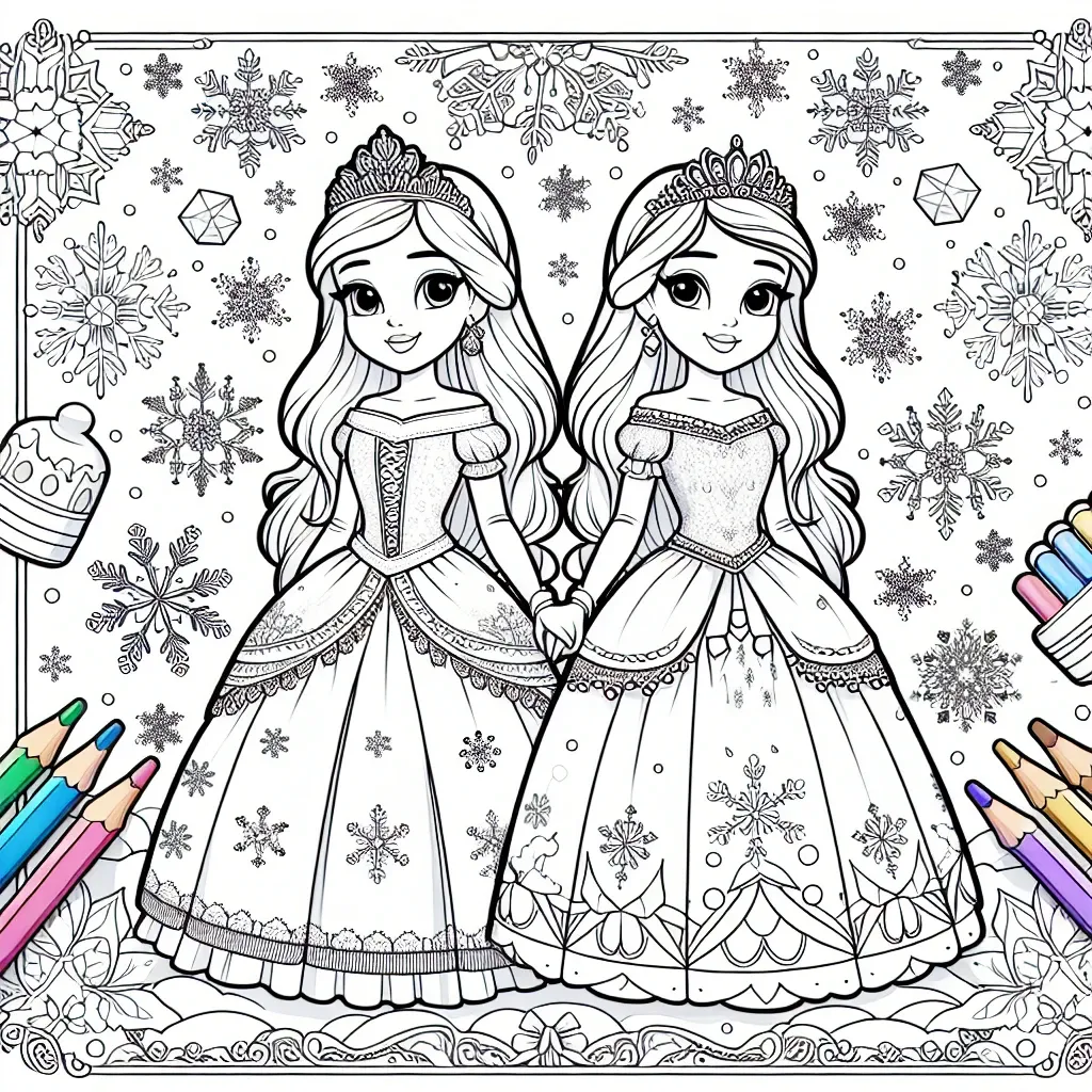 Get Creative with Our Frozen Coloring Page Collection – Perfect for Fans of the Popular Movie!