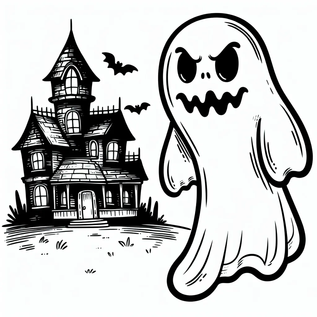 Unleash Your Creativity with Our Spooky Ghost Coloring Pages!