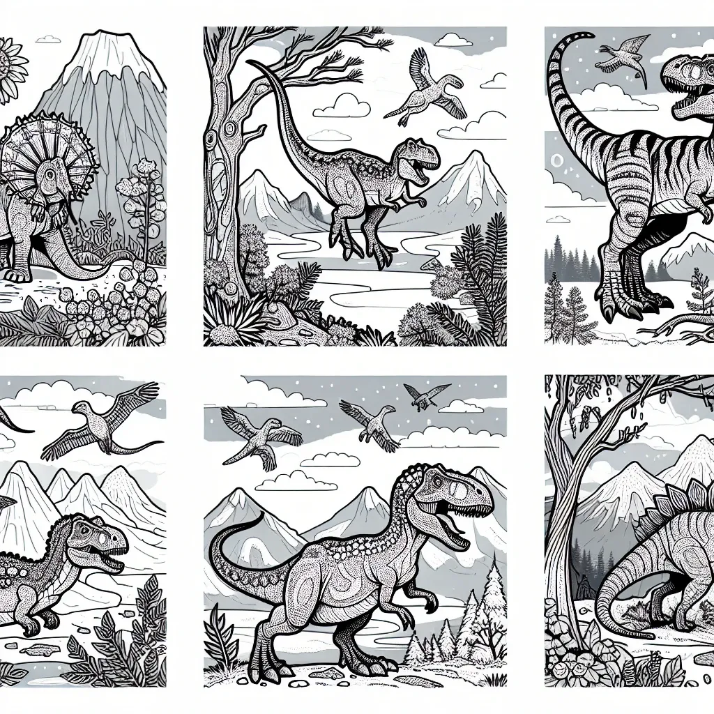 Get Roaring with Fun: Jurassic World Coloring Page Collection for Dino Fans!