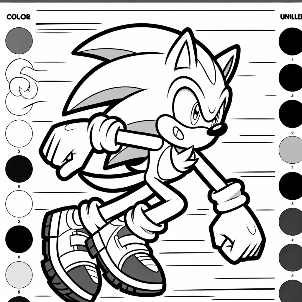 Get Your Game On with Our Sonic the Hedgehog Coloring Pages!