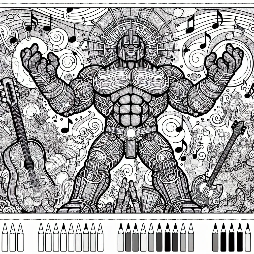 Get Creative with Our Titan Speaker Man Coloring Page – Perfect for Music Lovers!