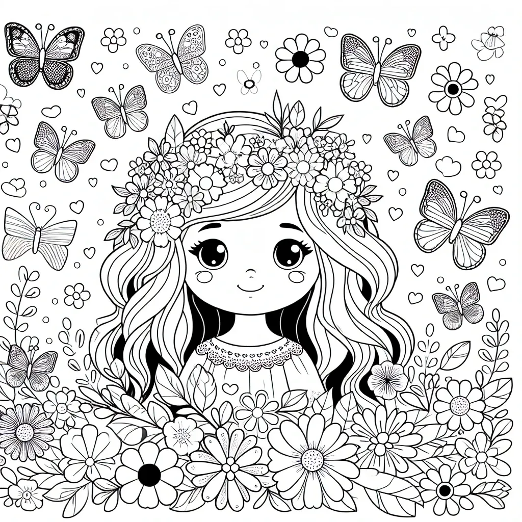 Get Creative with Our Fun and Free Girl Coloring Pages!