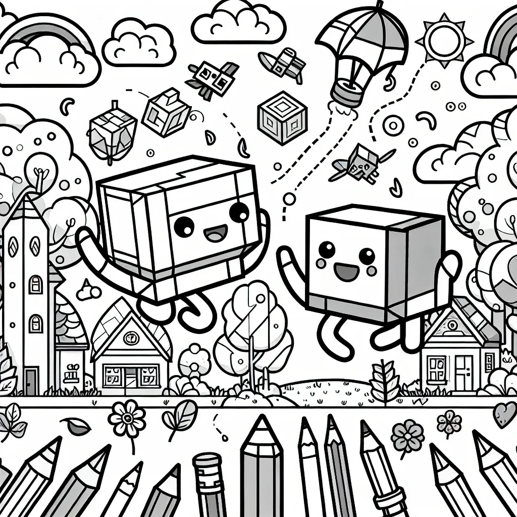 Get Creative with Our Roblox Coloring Page Collection – Fun for All Ages!