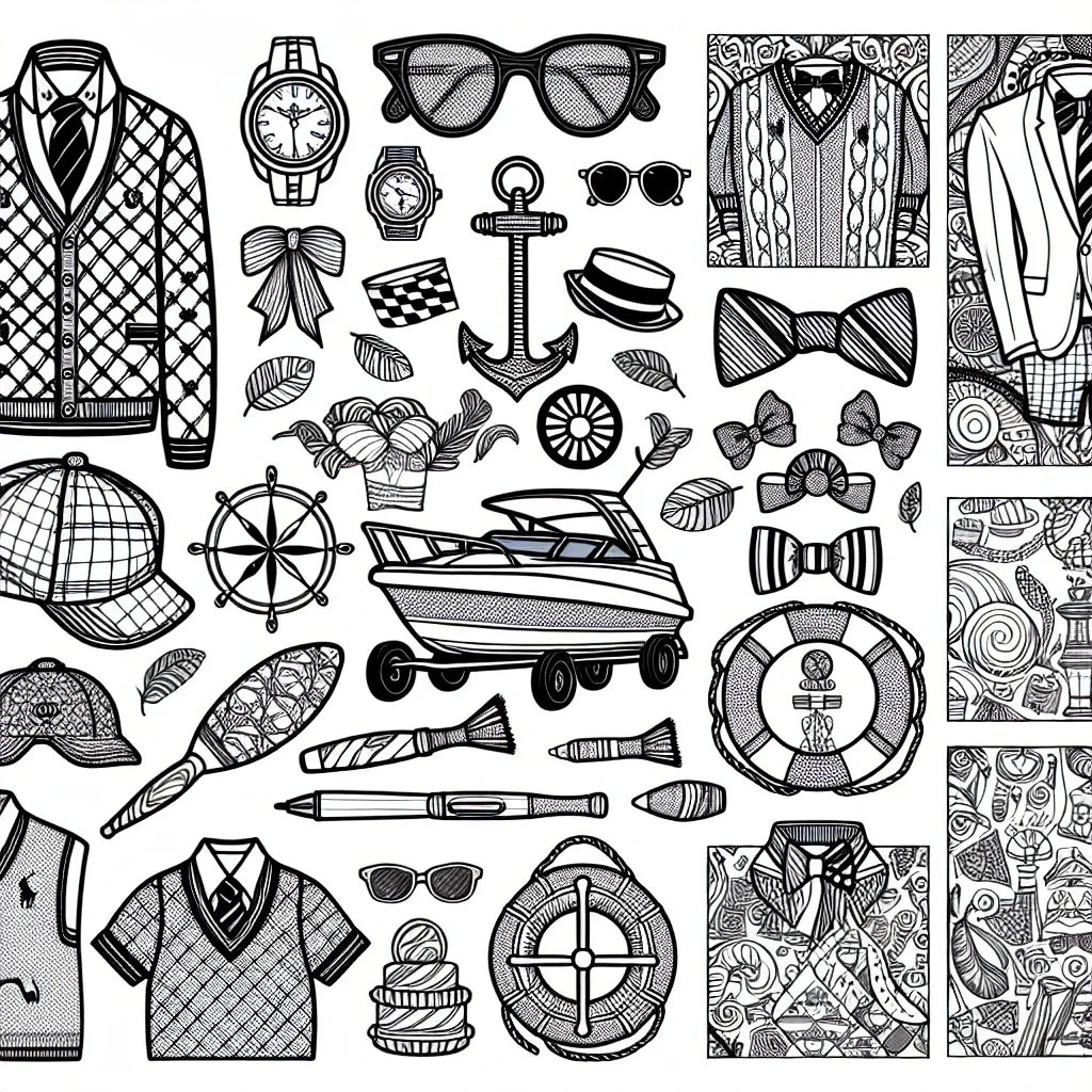 Ultimate Preppy Coloring Page Collection for a Stylish Coloring Experience