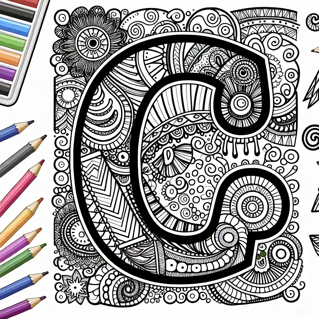 Explore Creative Fun with Our Collection of Letter C Coloring Pages