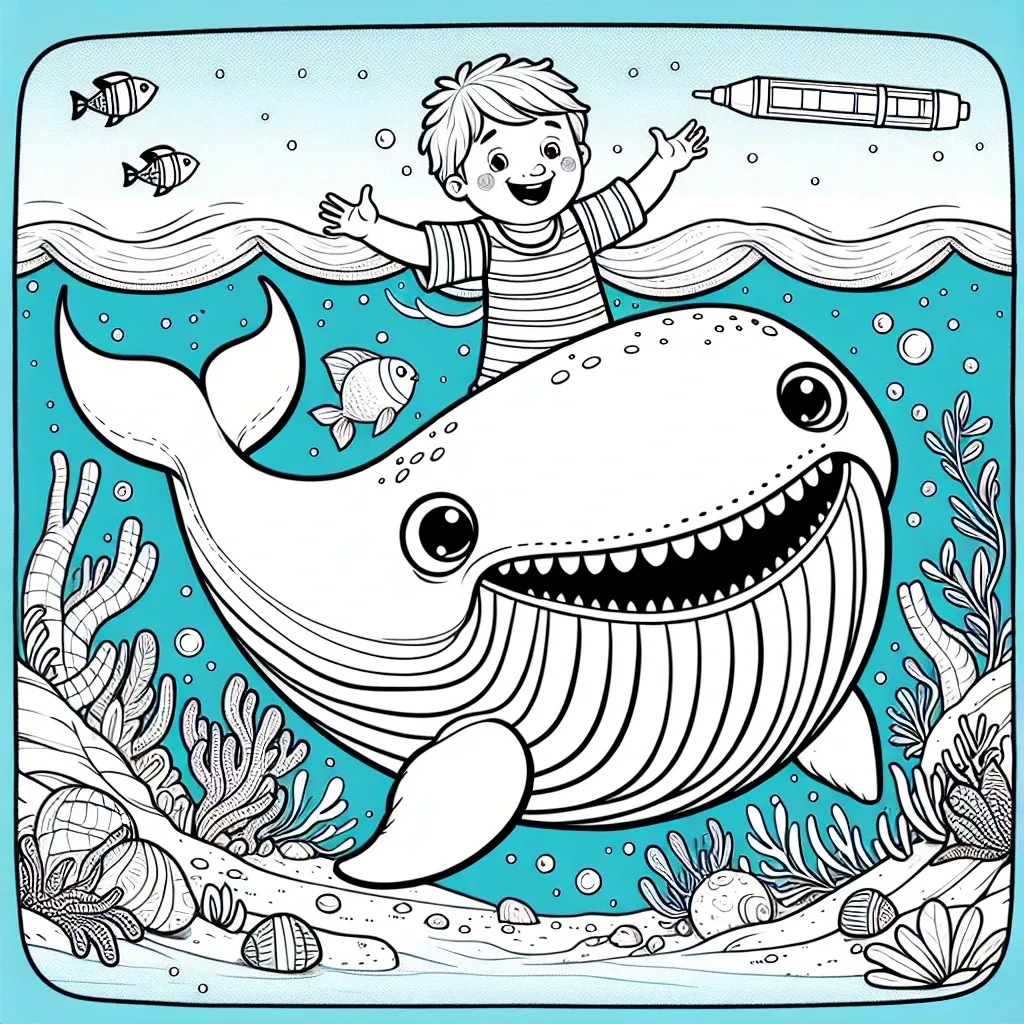 Free Printable Jonah and the Whale Coloring Page for Kids – Dive into the Story with Fun Coloring Activities!