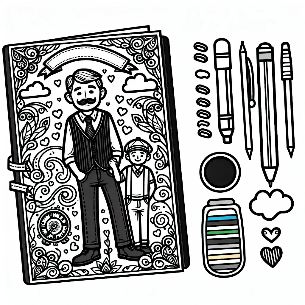 Celebrate Dad with a Father’s Day Coloring Page: Free Printable Designs for a Special Day!