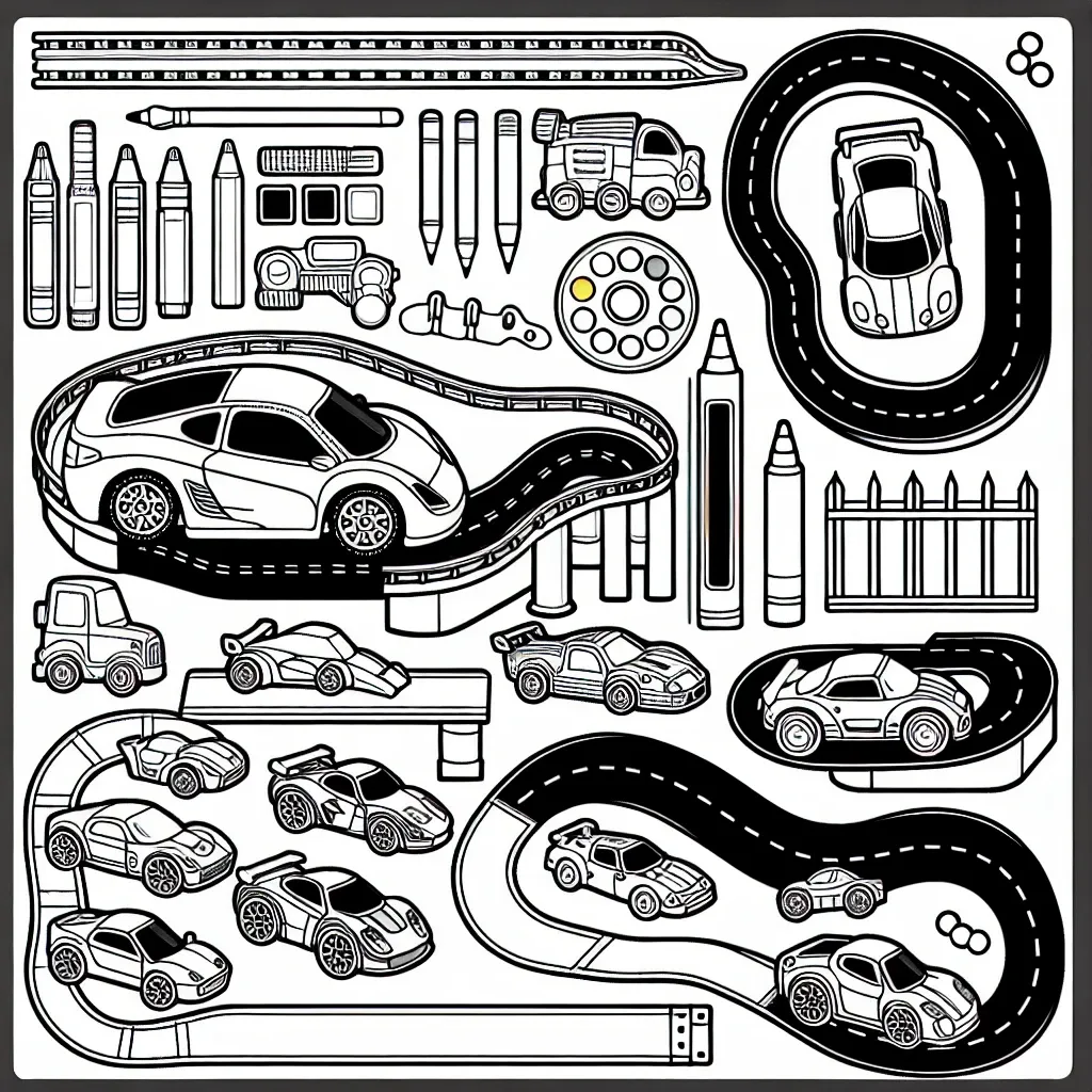 Get Revved Up with Our Hot Wheels Coloring Page Collection!