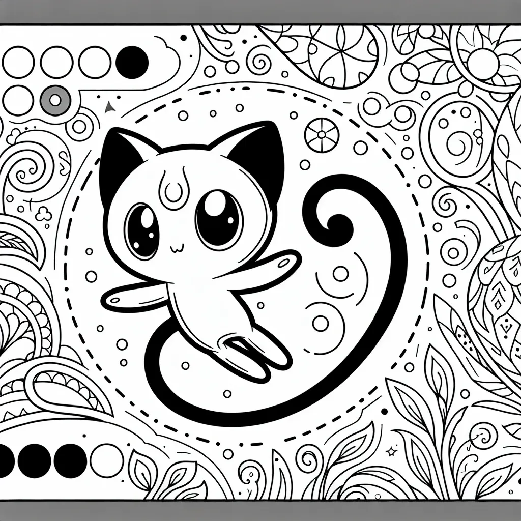 Unleash Your Creativity with a Mew Coloring Page: Free Printable Designs for All Ages!