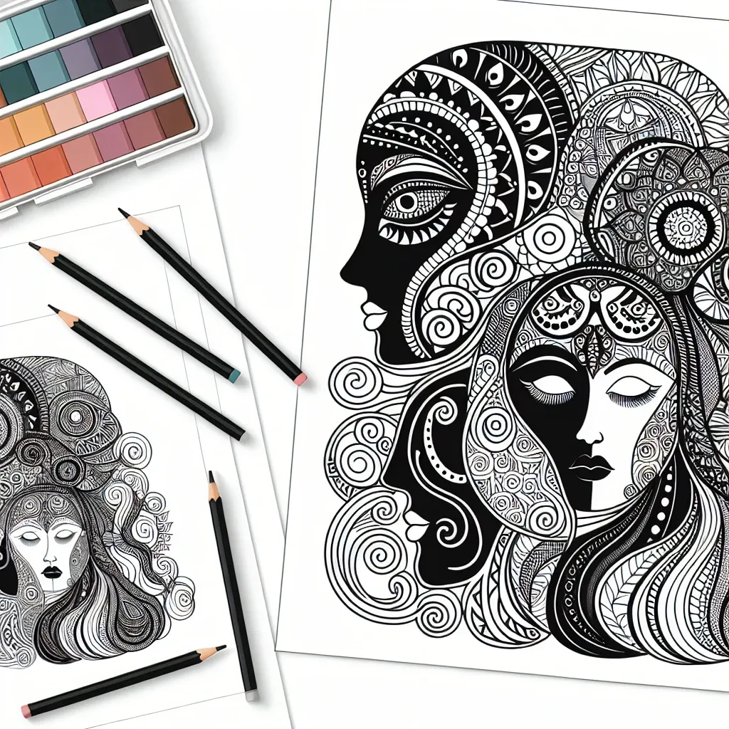 Get Creative with our Face Coloring Page Collection!