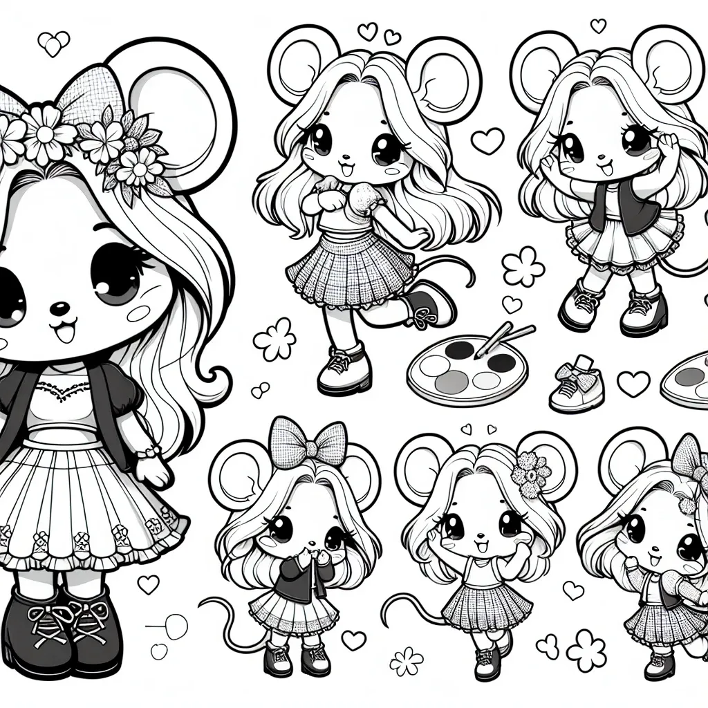 Discover the Magic with Our Minnie Coloring Page Collection!