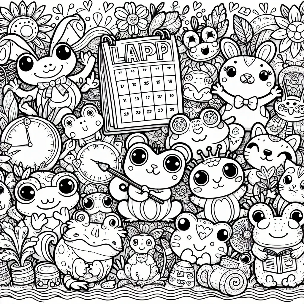 Get Creative with our Leap Year Coloring Page – Fun and Educational Activity for Kids!