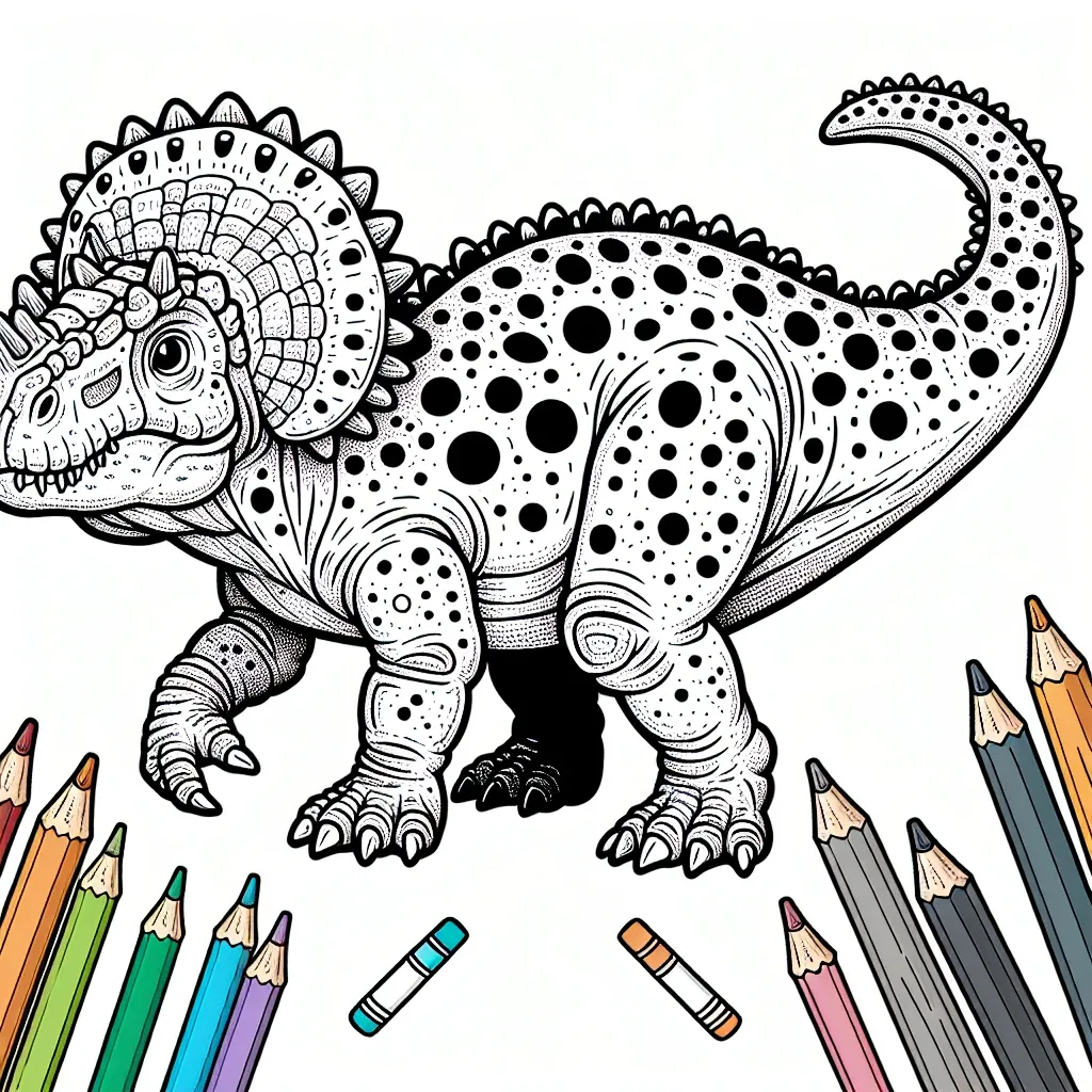 Roar into Fun with our Ankylosaurus Coloring Page: Perfect for Dinosaur Fans of All Ages!