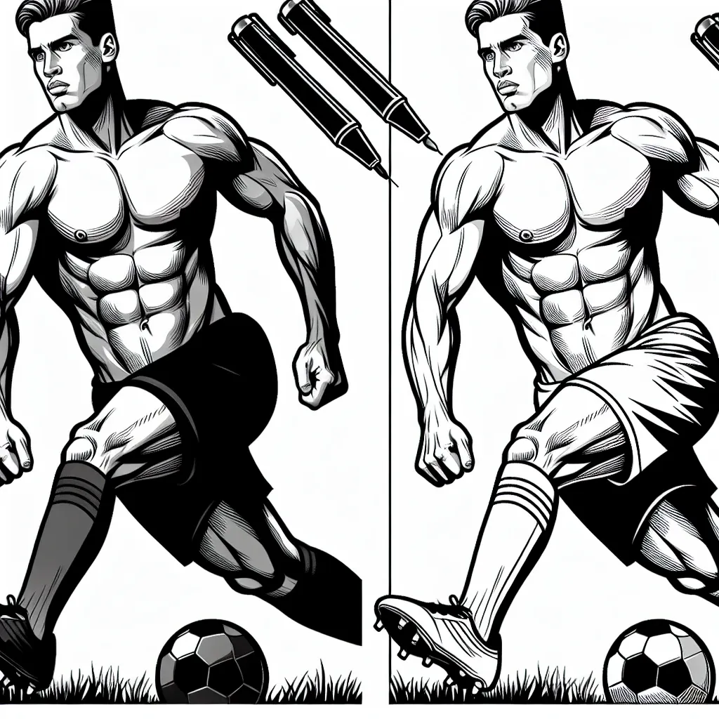 Unleash Your Creativity with a Cristiano Ronaldo Coloring Page!