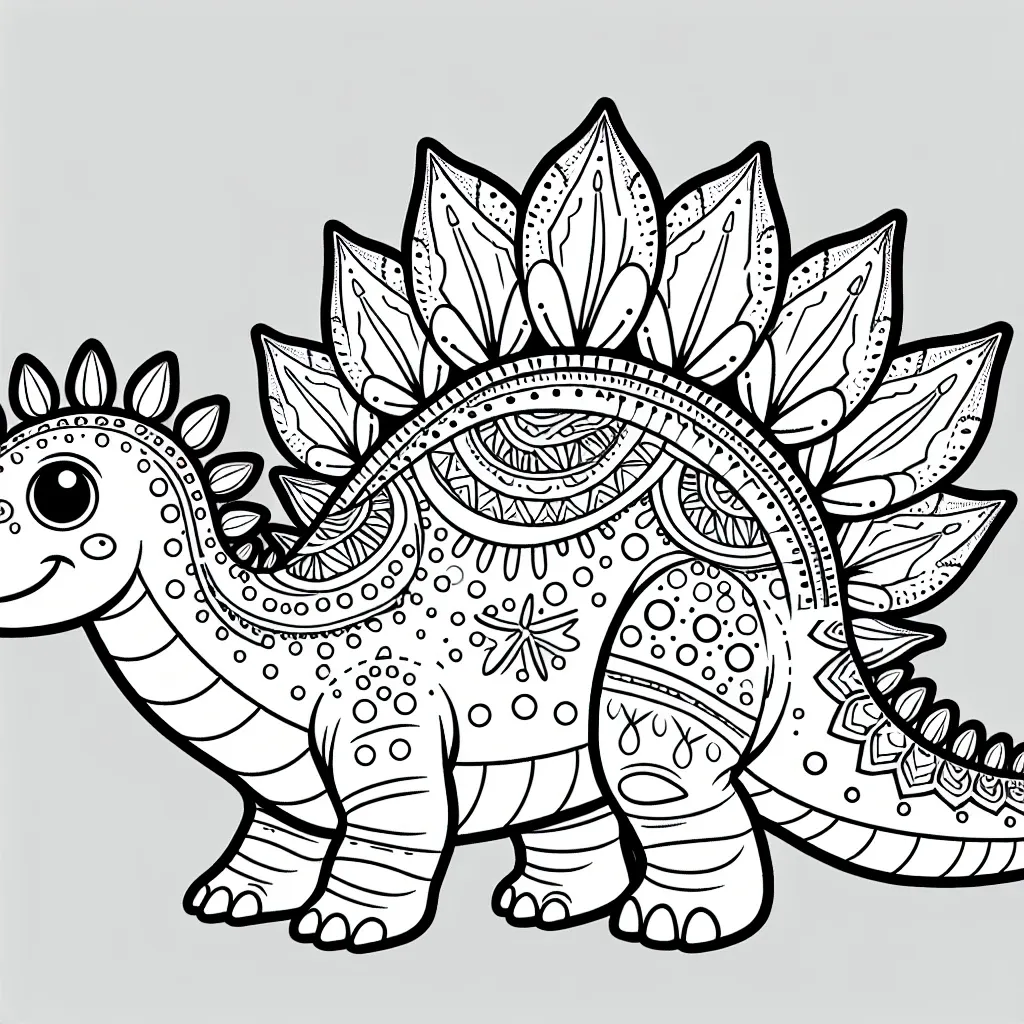 Roar-some Fun: Discover the Best Stegosaurus Coloring Pages for Dinosaur Lovers!