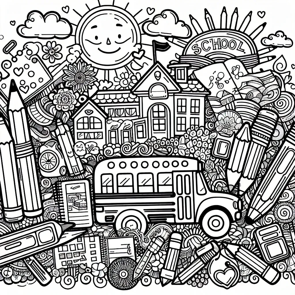 Get Ready for the New School Year with Our Fun Back to School Coloring Pages!