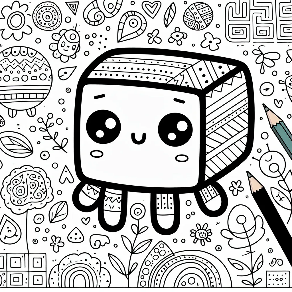 Unleash Your Creativity with Our Boxy Boo Coloring Page – Perfect for Relaxing and Unwinding!